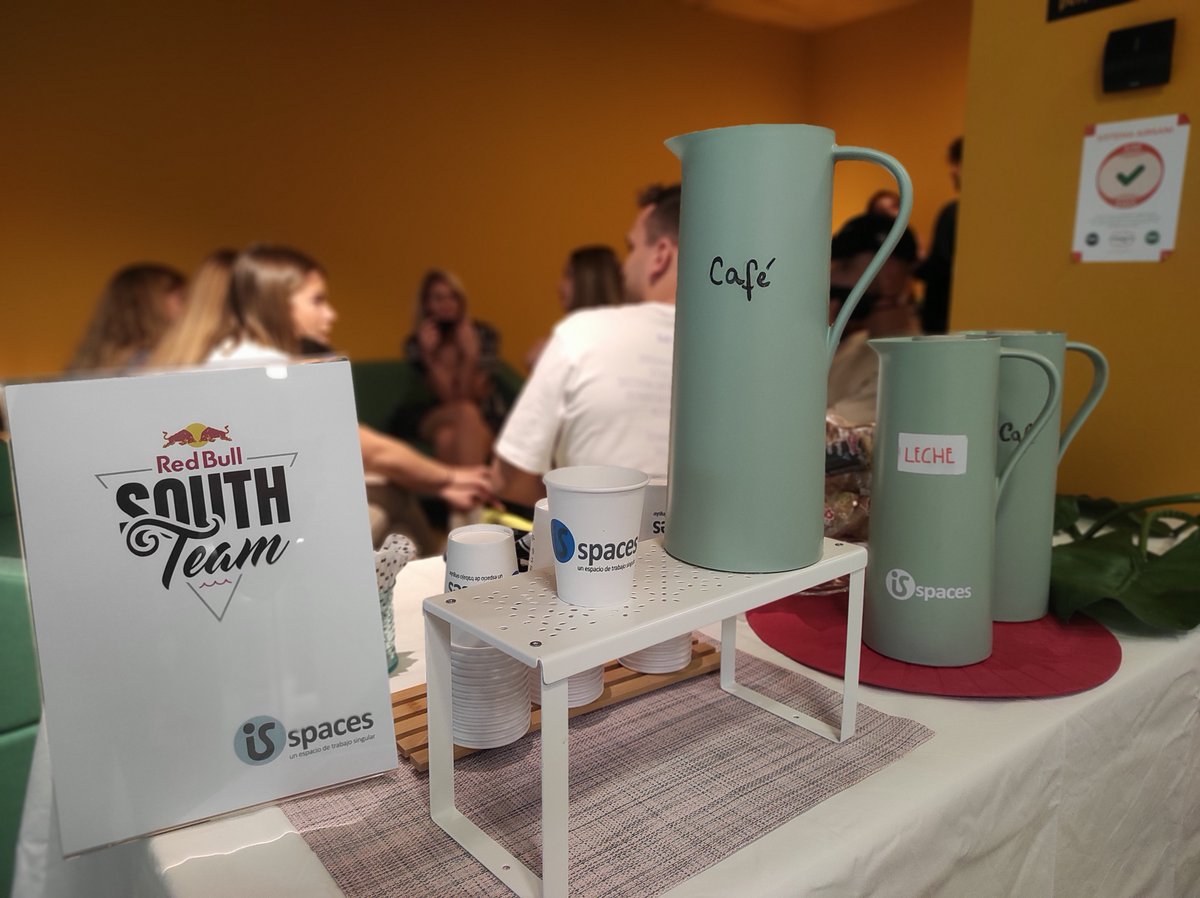 isspaces's tweet image. Muy contentos por acoger las Jornadas RED BULL SOUTH TEAM que se están celebrando en la Black Room de iSspaces. Gracias a @redbullESP por confiar de nuevo en nuestras instalaciones de iSspaces.

#iSspaces #RedBull #teambuilding #sevilla #formació
