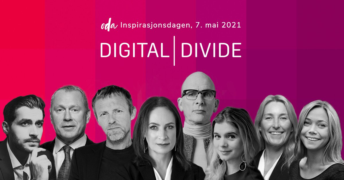 Vi er straks klare for Inspirasjonsdagen 2021! Det er fortsatt mulig å melde seg på. Welcome to Inspirasjonsdagen, Friday May 7th at 9 AM #digitaldivide #inspirasjonsdagen2021
odanettverk.no/inspirasjonsda…