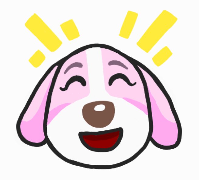 cz__switch's tweet image. Not really an artist, but Cookie&apos;s just sooo cute  🥺 drew her using only S Note 😅

#AnimalCrossing #cute