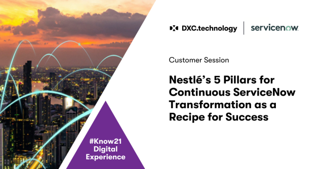 nicolasleszek's tweet photo. Looking forward to this #Know21 session. Gian Paolo Perrucci, Sr. Platform Group Mgr, @Nestle &amp; Richard Stubbs, @ServiceNow Practice Lead, @DXCTechnology discuss the foundational processes to implement the Now Platform. https://t.co/YOF3UDzCop https://t.co/laFgbvivAp