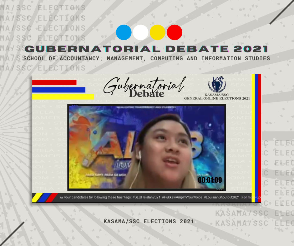 schemaslu's tweet photo. :SCHEMA SCOPE 

SAMCIS student candidates face off in an Online Gubernatorial Debate

Read full article: 
https://t.co/DIiISpY1Zw

Written by Leila Gwen Aspiras and Jaymar Jade Ada-ol

#GubernatorialDebate
#schemaSCOPE https://t.co/U3vDslTUOq