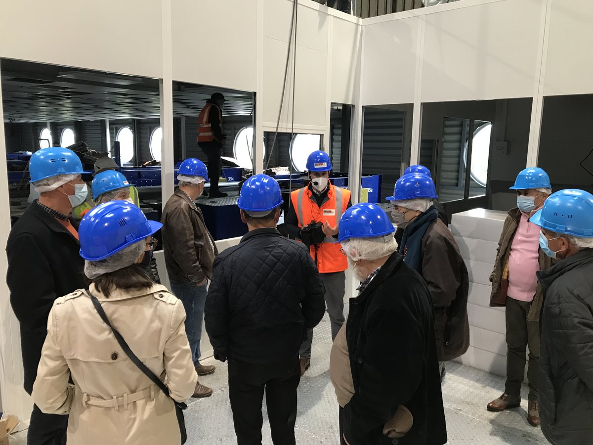 Setom27's tweet photo. [Comité syndical : visite de chantier]
les membres élus du #Setom27 représentant Évreux Portes de Normandie , le Pays du Neubourg, le Pays de Conches, Seine Normandie Agglomération et Interco Normandie Sud Eure ont visité le chantier du futur centre de tri. https://t.co/YcRchb0B7R