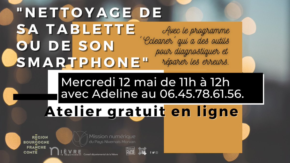 Infos numériques du 10 au 14 mai 2021 - eepurl.com/hxW7qn