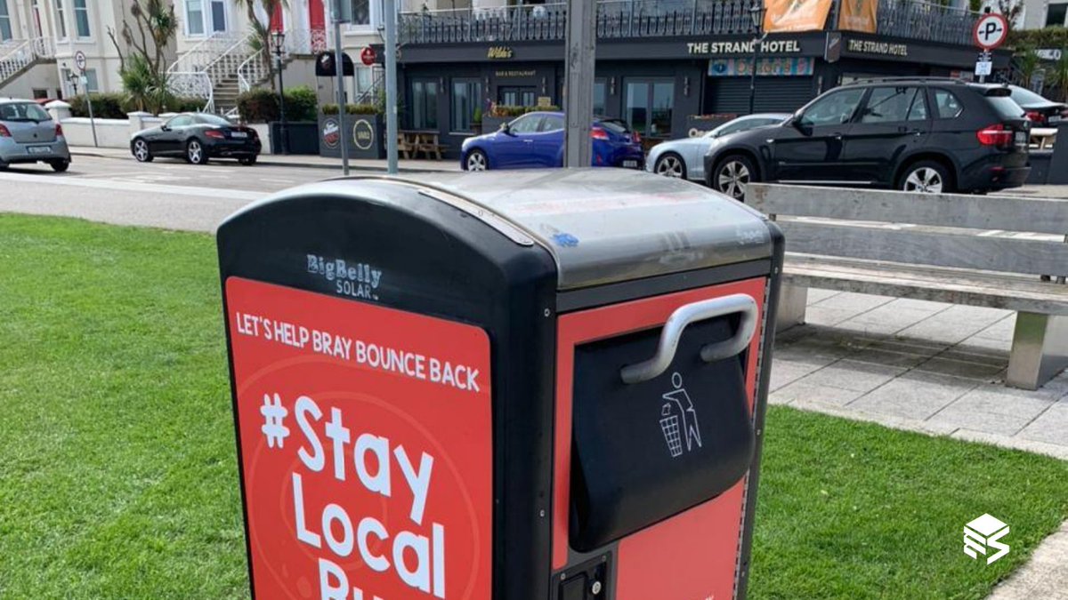 After a tough year of lockdowns and restrictions in Ireland, Bray Municipal District Council has launched a new campaign encouraging people to #shoplocal and support local business. Our #smartbins are the perfect #platform to get your message out there #UnityinOurCommunity