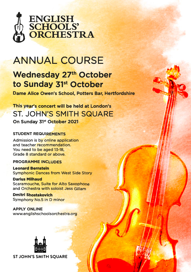 We will shortly be offering places to new students who have applied for this year's ESO Course, but it's not too late to apply for your place! Don't miss your chance to be of something special this autumn, apply today!
englishschoolsorchestra.org/courses/2021.p…