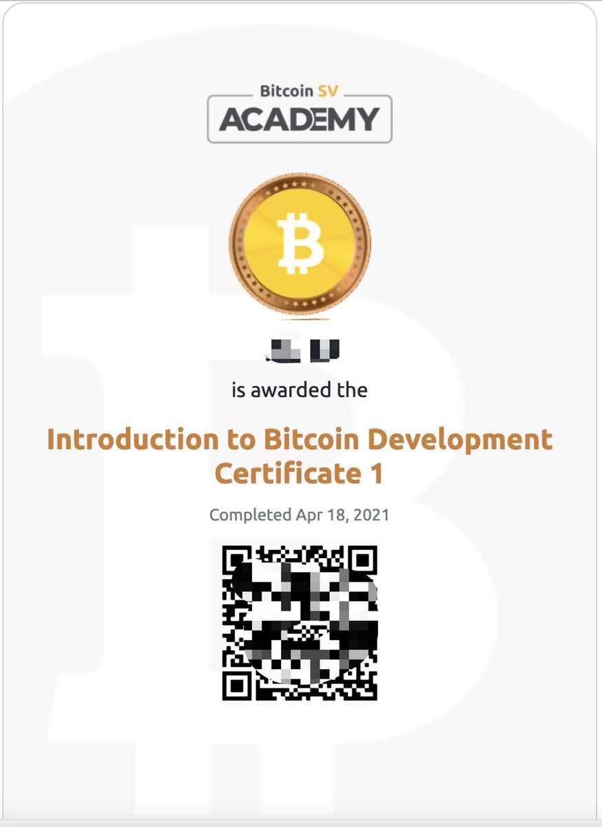 NoteSuperV's tweet photo. Two members received their certificates. 🎉🎉https://t.co/gx7h50975Q #Bitcoin #BSV #ChainBow https://t.co/h61ia9f6hB