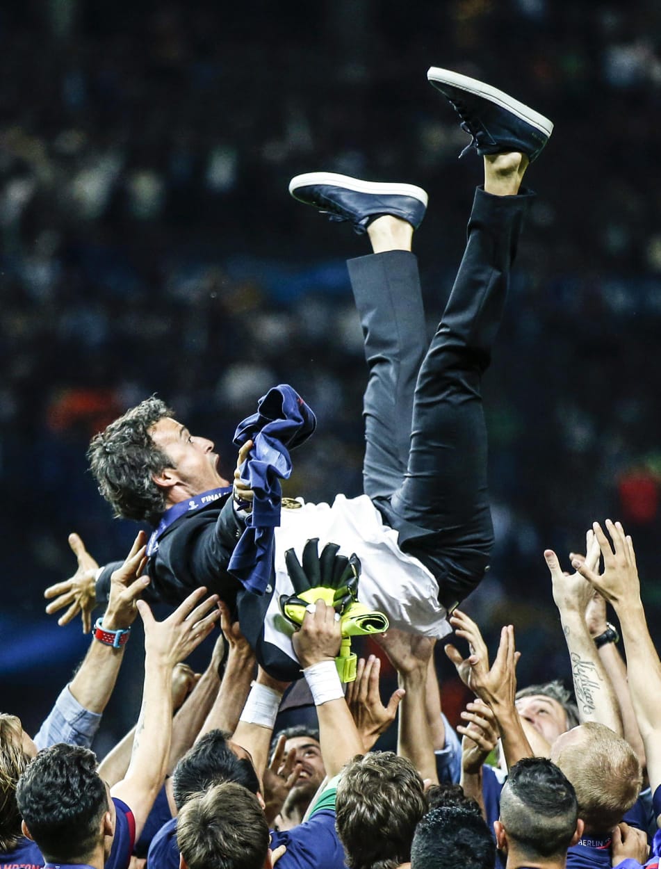 Happy birthday to the man who made us believe we can win the treble again Happy birthday Luis Enrique!   