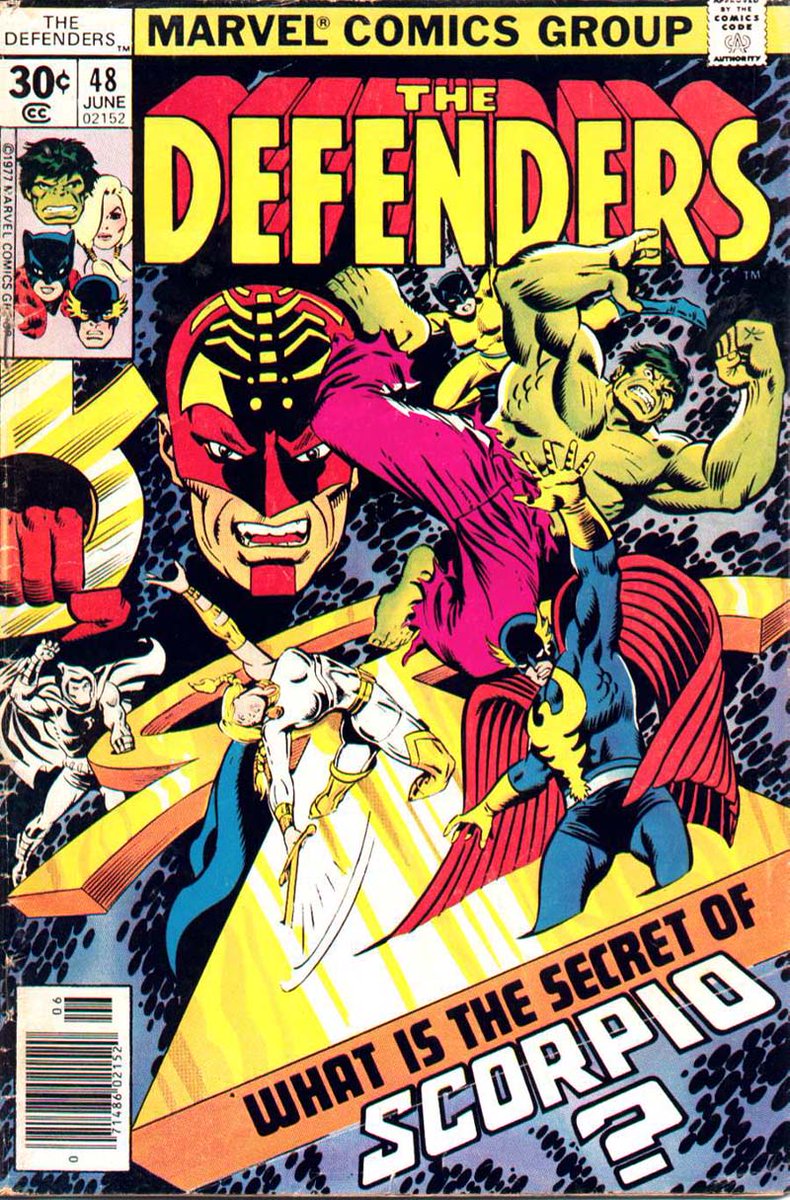 DEFENDERS #48 was where Moon Knight was put in a death trap. The villain offered him a last drink of beer... which Moon Knight took.And *SURPRISE* he somehow escaped!But we never SAW how he did it.3 months later that MINOR story point was revealed & teenage-me was grateful!