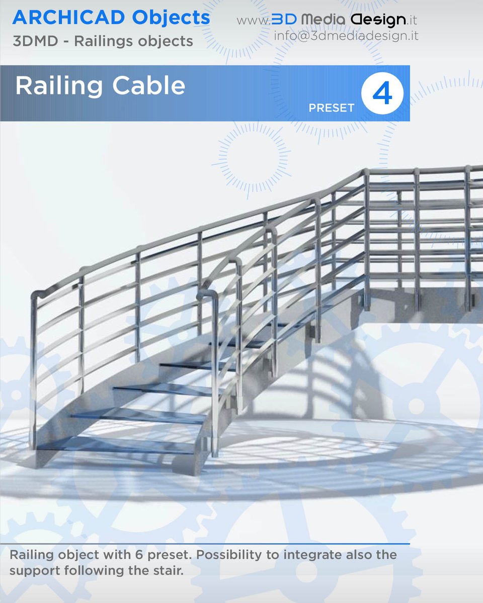 Archicad Railing Objects
3DMediaDesign - Update v.4.6 available

3dmediadesign.it/objects.html

#Archicad #Railing #Graphisoft #BIM #Buildinginformationmodeling #BIMX #ArchicadUser #archicadrender #Buildinginformationmodeling #archicaddesign #Archicad24 #OpenBIM #BIMcloud