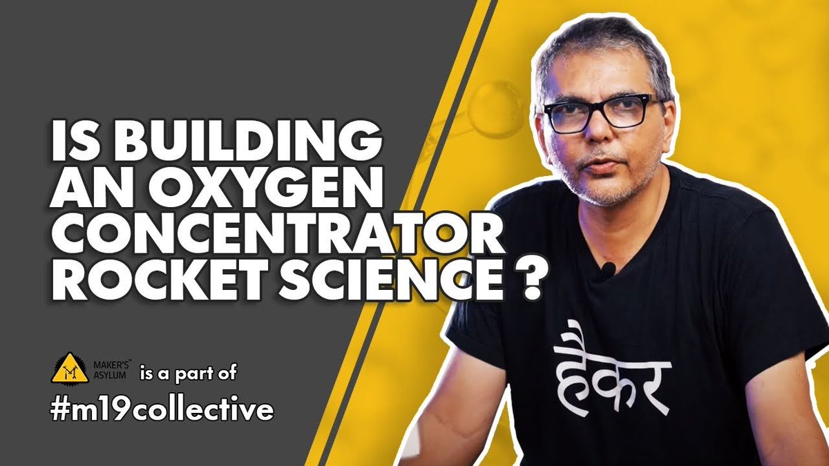 Is building an Oxygen Concentrator Rocket Science?

Catch me speak about the tech, how can you get started & join the #M19Collective

Details makersasylum.com/m-19-initiativ…  
Pls RT for Karma!

youtu.be/tobUvesSOzw