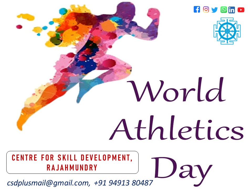 #CSD wishes on #WorldAthleticsDay
#worldathletics #athletics
#Rajahmundry