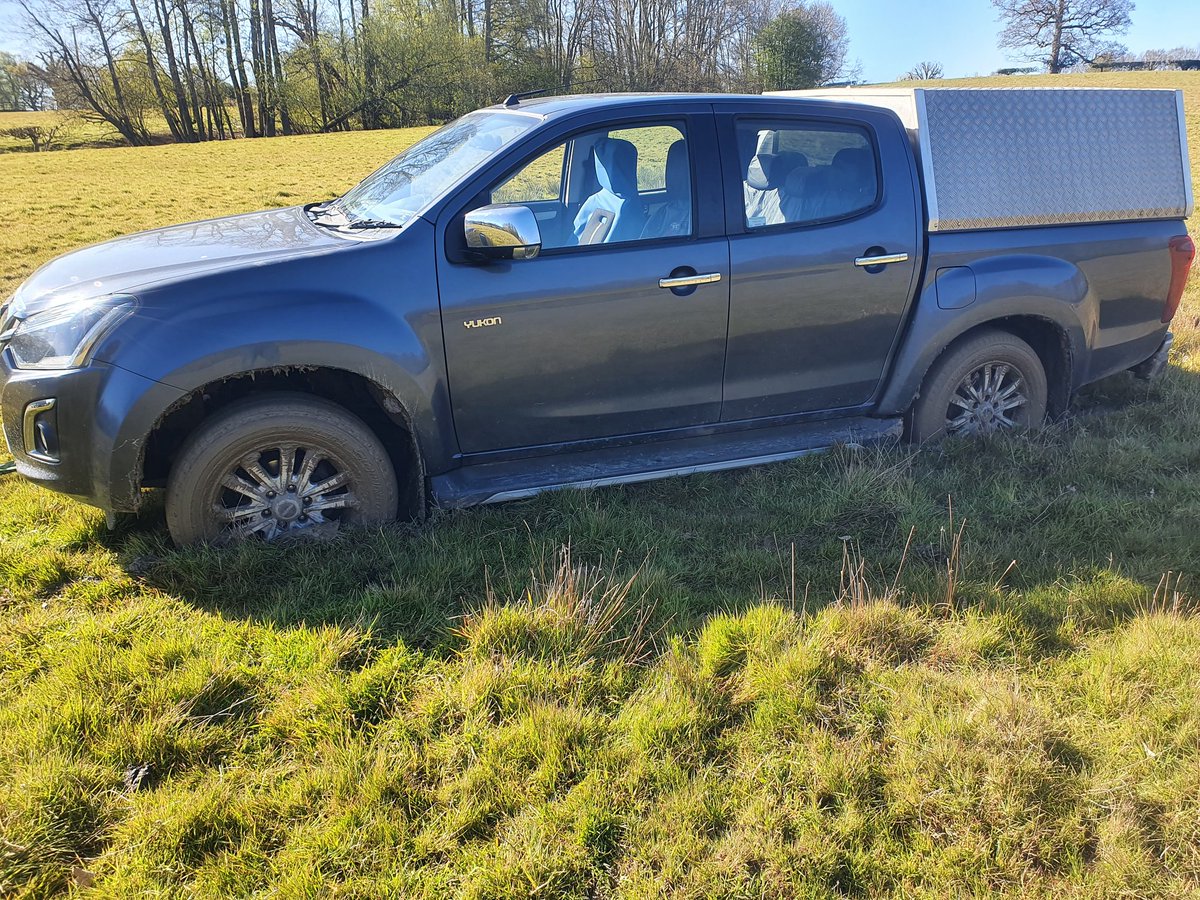 Just changed back to summer wheels and tyres last week and I find the one wet spot in the field! 😫🤣