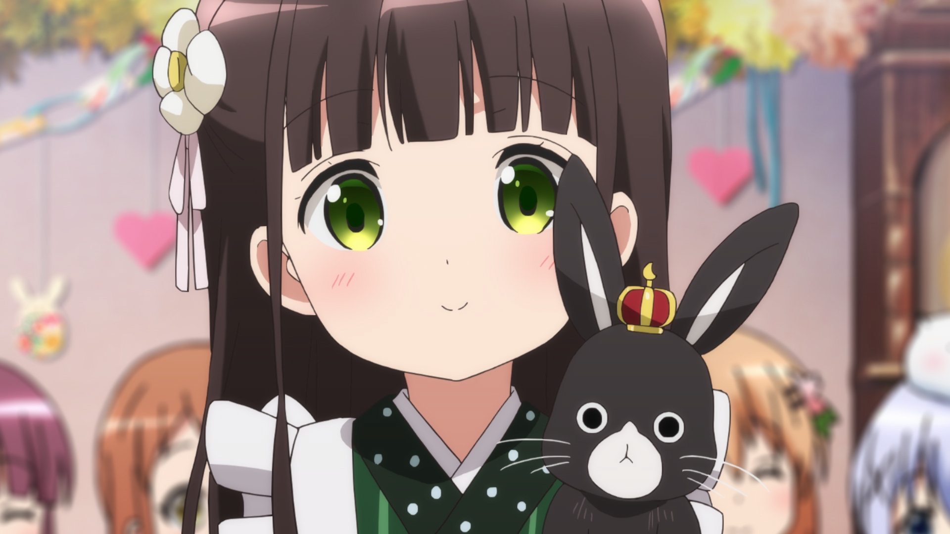 Tv Anime Is The Order A Rabbit Today The 8th Of May Is The Birthday Of Satomi Satou Who Plays The Role Of Chiya The Signboard Girl Of Ama Usa An