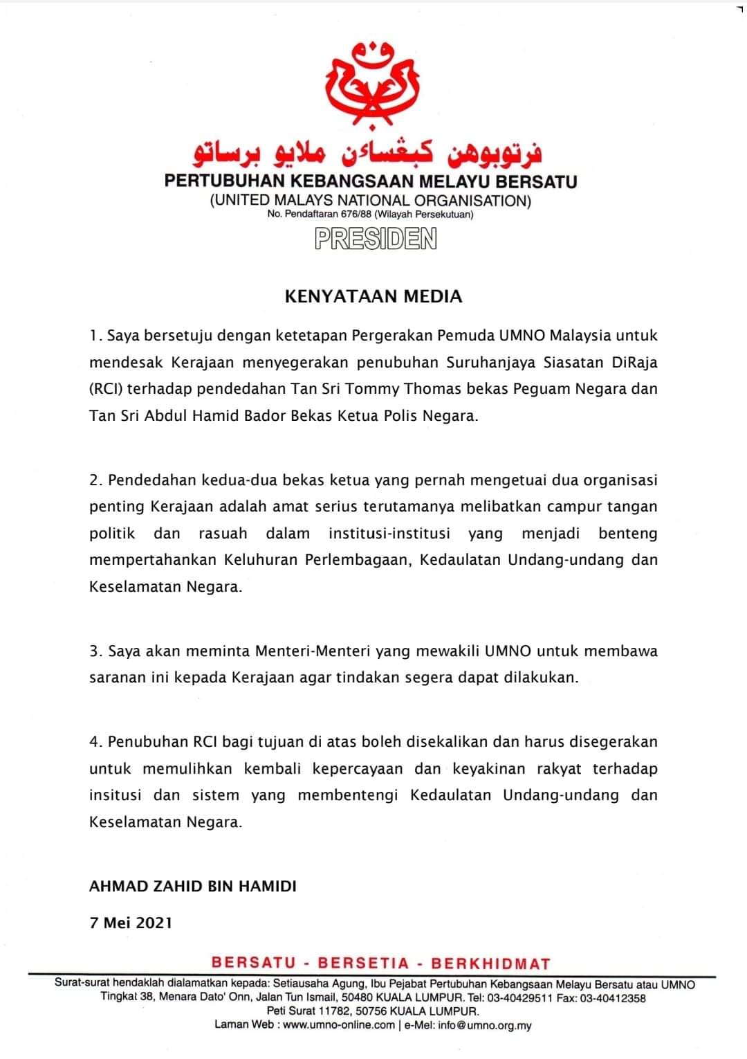 Surat Mengarahkan Kosongkan Pejabat Kementerian Lepas Pru14 2018