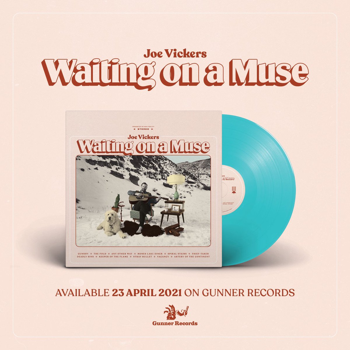 Only a few copies left.. Joe Vickers - Waiting On A Muse !