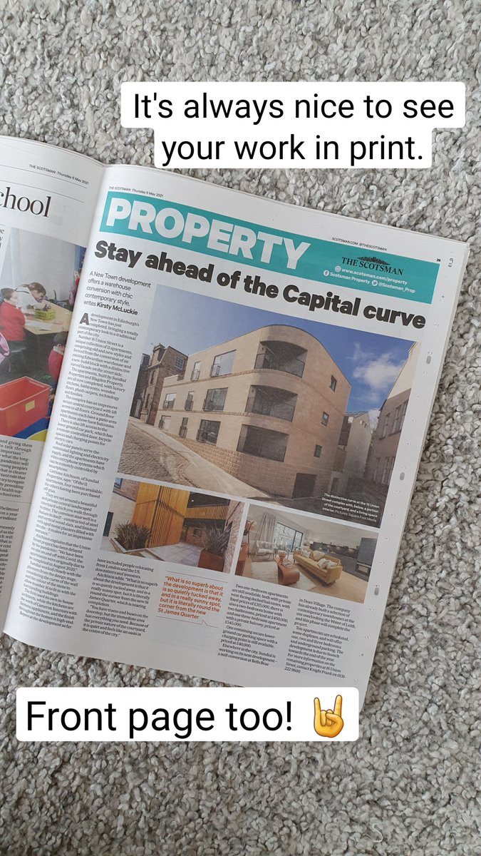 Spotted out in the wild! My stills of this cracking new development on Union street Edinburgh.
