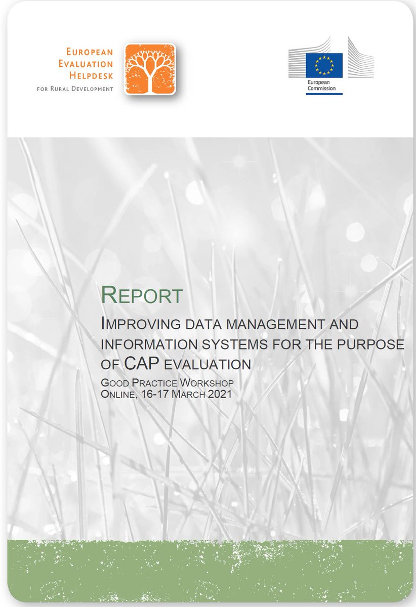 ENRD_Evaluation's tweet photo. Missed the GPW 'Improving #Data Management and Information Systems for the Purpose of #CAP Evaluation'⁉️ Download the report now! 📩📊📈#data #GPW_Online #RDP_evaluation #IACS #FADN #CAP https://t.co/6dytYiT15R https://t.co/AFoGDYFInc