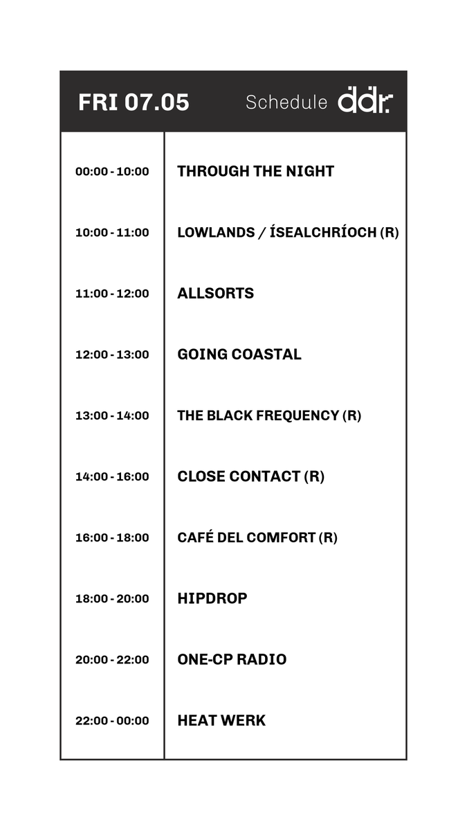 Running from showers of hail with your hosts <a href="/TheAlteredHours/">The Altered Hours</a> @notbad_ie <a href="/cormac_walsh_/">Cormac Walsh</a> @PlatinumRay <a href="/hipdroprecords/">Hipdrop Records</a> and more. Stay locked to listen.dublindigitalradio.com/home ! 🌦️