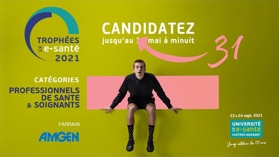 #startup Vous développez ou avez développé une solution technologique en matière de #esanté ? Vous souhaitez obtenir une reconnaissance et une labellisation de la part de l'<a href="/UnivEsante/">Université e-santé</a>? Inscrivez-vous aux Trophées de la e-santé 2021 avant le 31 mai ! 

👉 universite-esante.com/trophees-e-san…