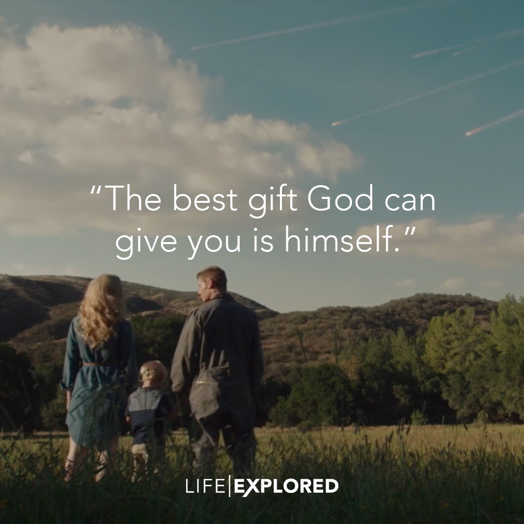 "The best gift God can give you is himself." – Barry Cooper

#LifeExplored