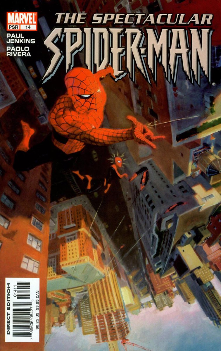 One of the best single issues of any Spider-Man comic is SPECTACULAR SPIDER-MAN #14.Written by Paul Jenkins and fully painted, both cover & interiors, by the legendary Paolo Rivera.If you haven't read it, I won't spoil a single panel for you. Because I like you. Find this.