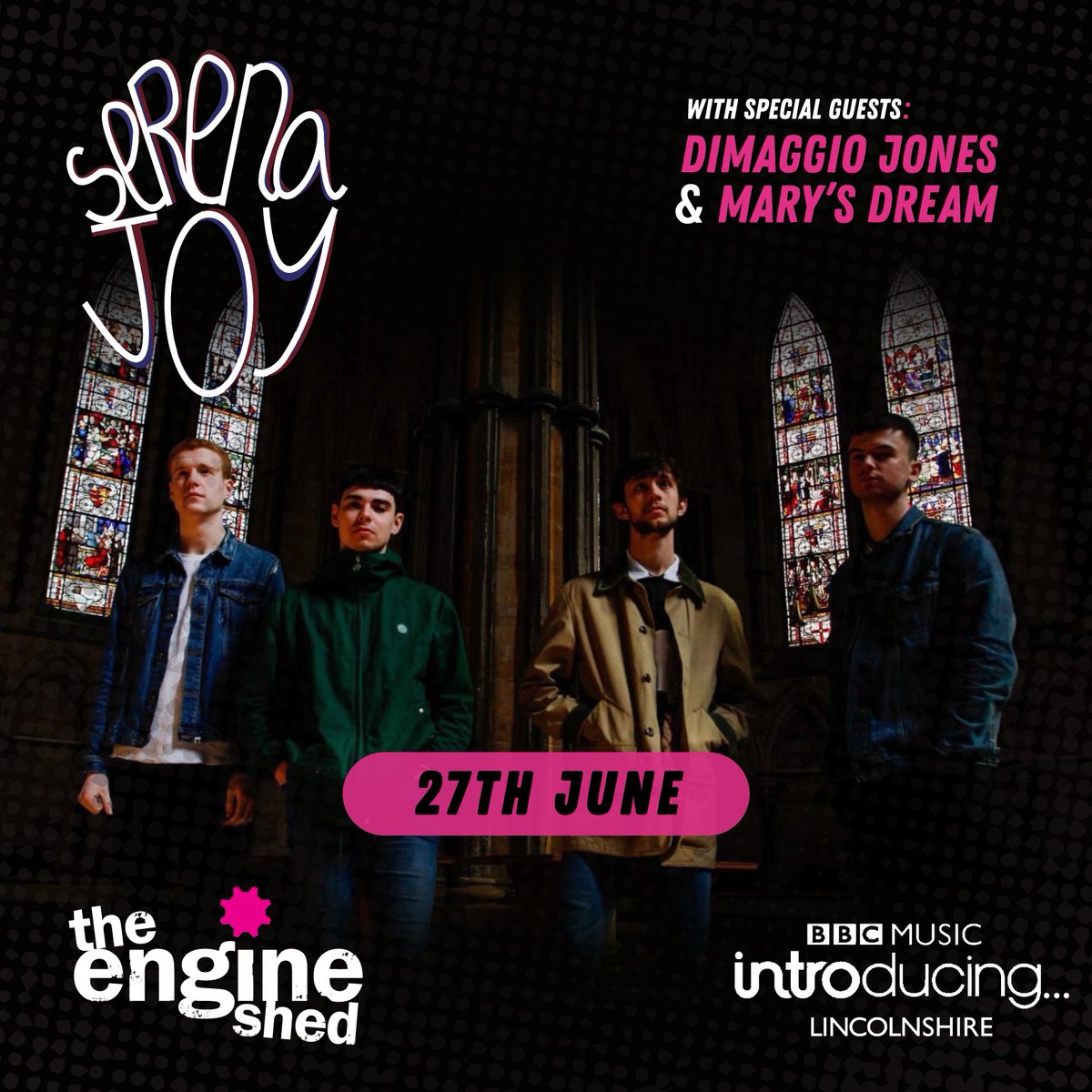 Serena Joy (@serena_joy_) on Twitter photo We are so excited to announce that we will be playing our first proper Lincoln hometown gig of the year <a href="/engineshed/">The Engine Shed</a> on the 27th of June for <a href="/BBCLincsIntro/">BBC Music Introducing in Lincolnshire</a> !
Tickets on sale now: engineshed.seetickets.com/event/bbc-musiโฆ ๐ธโ๐ป We are so excited to announce that we will be playing our first proper Lincoln hometown gig of the year <a href="/engineshed/">The Engine Shed</a> on the 27th of June for <a href="/BBCLincsIntro/">BBC Music Introducing in Lincolnshire</a> !
Tickets on sale now: engineshed.seetickets.com/event/bbc-musiโฆ ๐ธโ๐ป