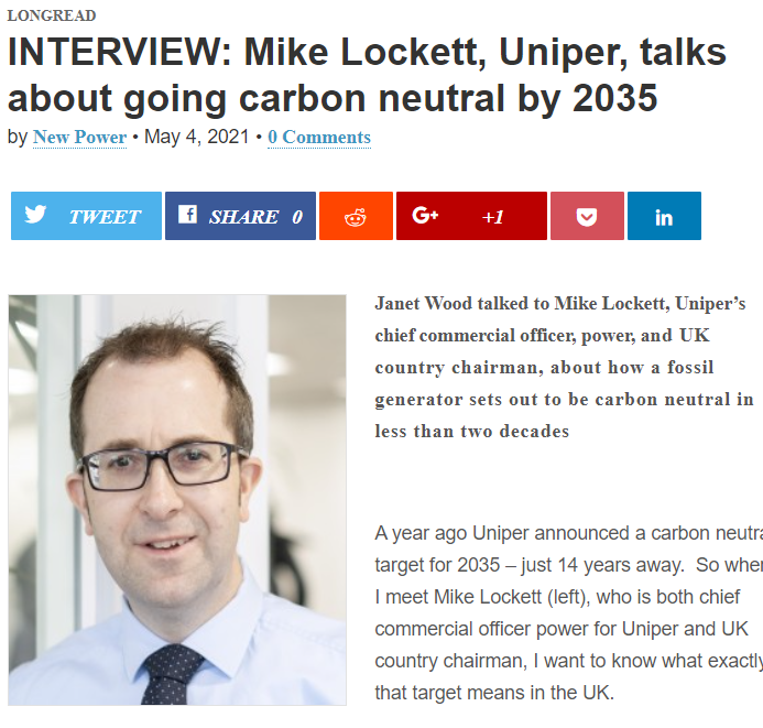uniper_energy's tweet photo. Read @MikeLockett6 interview with @Janet_Energy at @NewPowerReport about what role  #Uniper plays in helping meet #Net Zero and building the UK #hydrogen economy.  https://t.co/KOPIGzaDFl https://t.co/lHOdfC048w