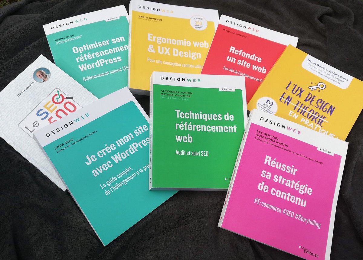 📚 8 #livres signés <a href="/Eyrolles/">Eyrolles</a> à lire en 2021 ! #SEO #UX #ContentMarketing #WordPress ! 💙 

Cc <a href="/abondance_com/">Abondance</a> <a href="/rochdaniel/">Daniel Roch Ⓦ</a> @EveDemange <a href="/canivetisabelle/">Isabelle Canivet</a> <a href="/LaWebeuse/">Lycia Diaz🌶</a> <a href="/amelieboucher/">Amelie Boucher</a> <a href="/Formation_web/">Mathieu Chartier</a> <a href="/MarinaWiesel/">Marina Wiesel</a> @jeremi_cohen

🎁 + Cadeau Surprise 🔥 

⤵️ miss-seo-girl.com/8-livres-eyrol…