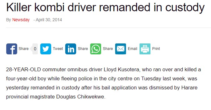 7. Most Touts and Kombi drivers are not licensed nor tested medically to drive,Have you ever been driven by a kombi driver and you question their mental state? Their decision making is just bad. Many people have been run over by unlicensed kombi drivers fleeing from the police
