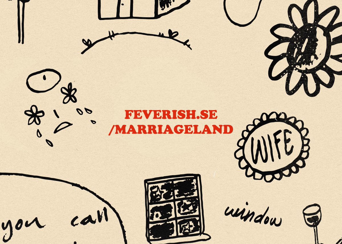 "Marriage" is out now!!! This was a very challenging but also very special and rewarding record to make. The process felt more intimate and free than ever before, and we are beyond excited to show you this album in it's full form.

Go and get it all at feverish.se/marriageland