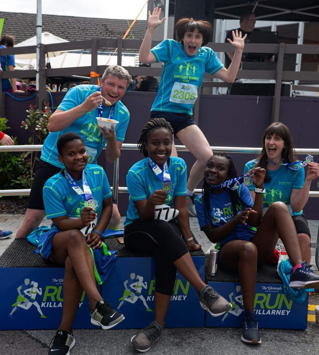 We love this picture from the <a href="/RunKillarney/">RunKillarney</a> race in 2019 - What a magical day that was. It will come again! #Solidarity #Friendship #Respect