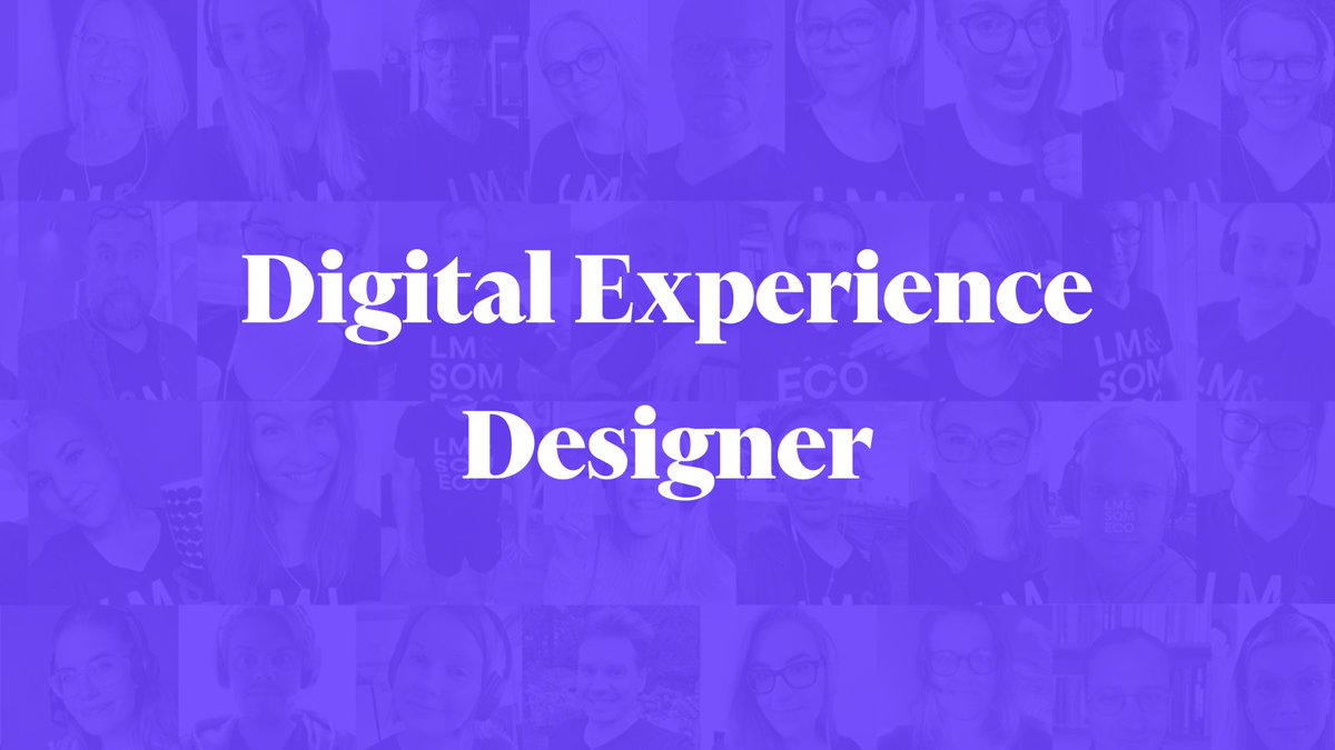 lmsomeco's tweet photo. Haemme sinua, huipputason verkkosivustojen suunnittelija, Digital Experience Designer! 🚀 

Tehtäväsi on saada yhdessä suunnittelijakollegoiden, koodaajien ja projektijohdon kanssa toimeksiannot maaliin tavoitteiden mukaisesti. 

Hae 23.5. mennessä: https://t.co/hi2ZN7vz24 #rekry https://t.co/i4kYi5b0Kp