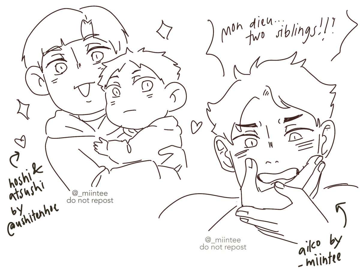 i cant get them off of my head,,,, aiko meeting @ushitenhoe `s ushtn kids, hoshi and atsushi,,,, sobs,,,, 