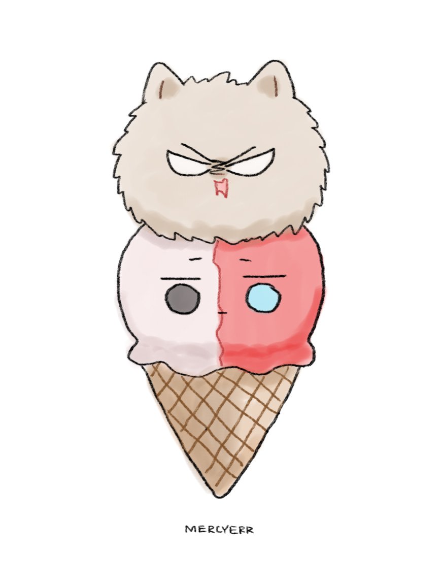 「ขอเชิญชวนทุกท่านมาทานไอศกรีมค่ะ🍦 」|mekoのイラスト