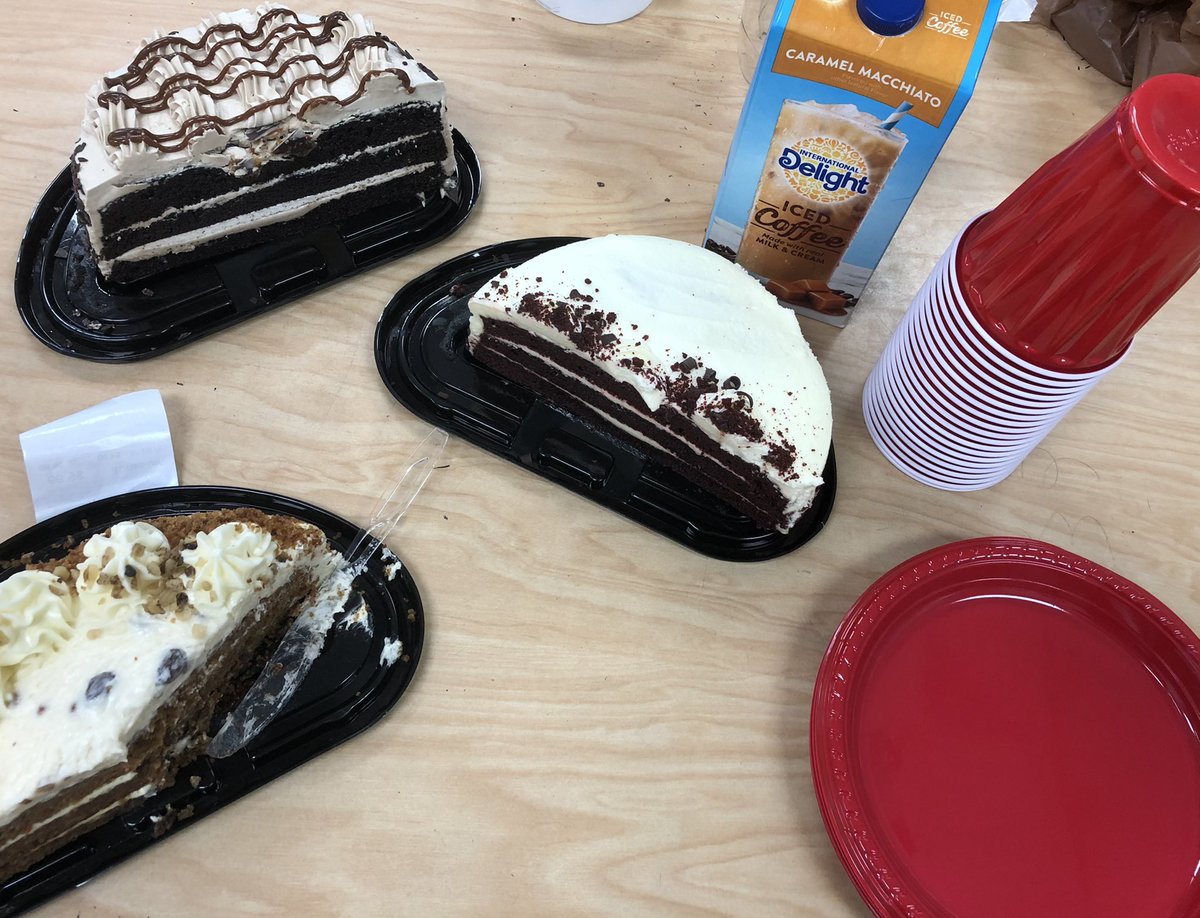 Super Thankful for <a href="/mrsgruenewald/">Mary BethGruenewald</a>  for spoiling the specialists with cake!!!💕
<a href="/SycamoreCreekES/">Sycamore Creek ES</a>