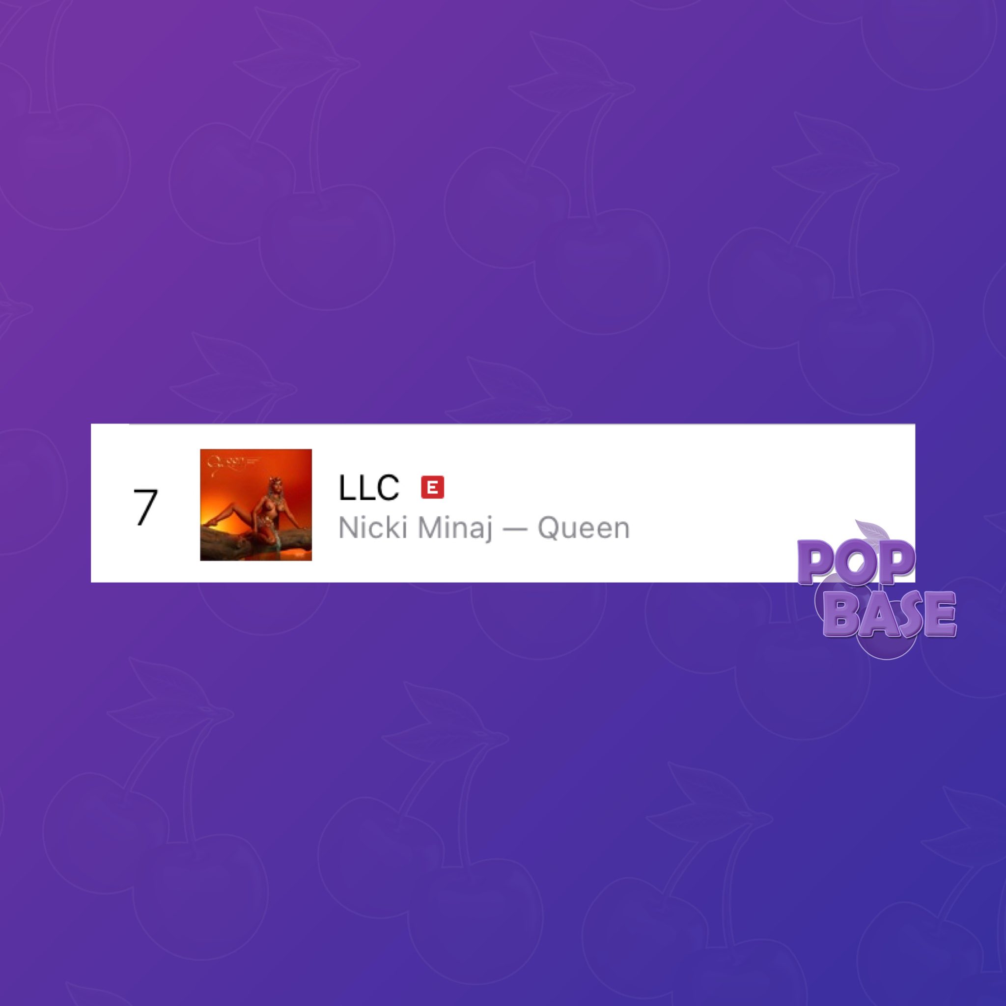 Pop Base on Twitter: "Over 2 years after release, “LLC” by Nicki Minaj