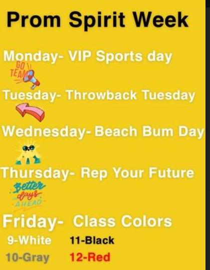 Monday 5/10- Friday 5/14 (all next week)