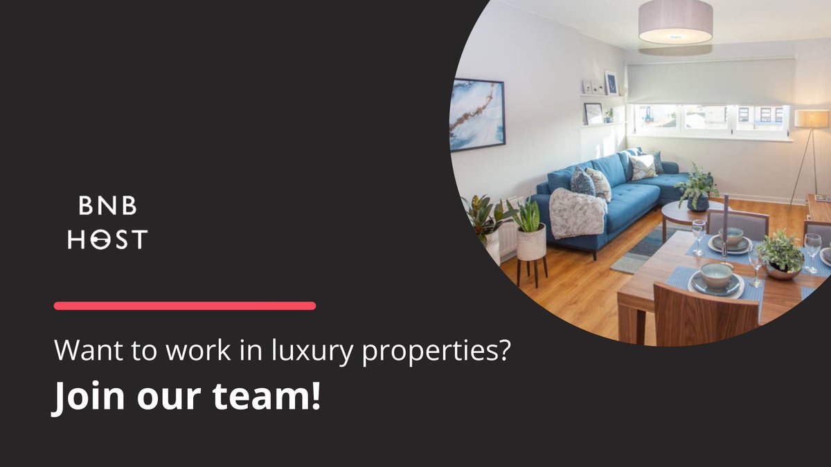 bnbhost's tweet image. We're hiring!  We are looking for someone to join our cleaning and upkeep team. You'll be working within a great team in some of Glasgow's most luxurious properties. If you're interested, please apply via Facebook 👇 
facebook.com/job_opening/81…
#Hiring #Glasgow
