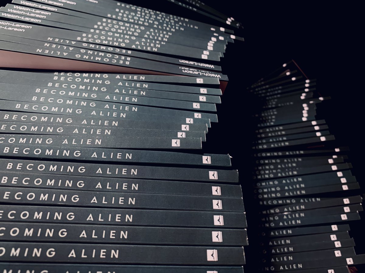 [THREAD] New at the store: signed editions of Becoming Alien, by  @dodgyboffin. Sara sent me a copy of this book and I just fell in love with it. I’ve read probably every book ever written about the alien franchise and this is one of the best.  https://mzsworldstore.com/products/becoming-alien-the-beginning-and-end-of-evil-in-science-fictions-most-idiosyncratic-film-franchise-paperback-signed?_pos=2&_sid=700aaca11&_ss=r
