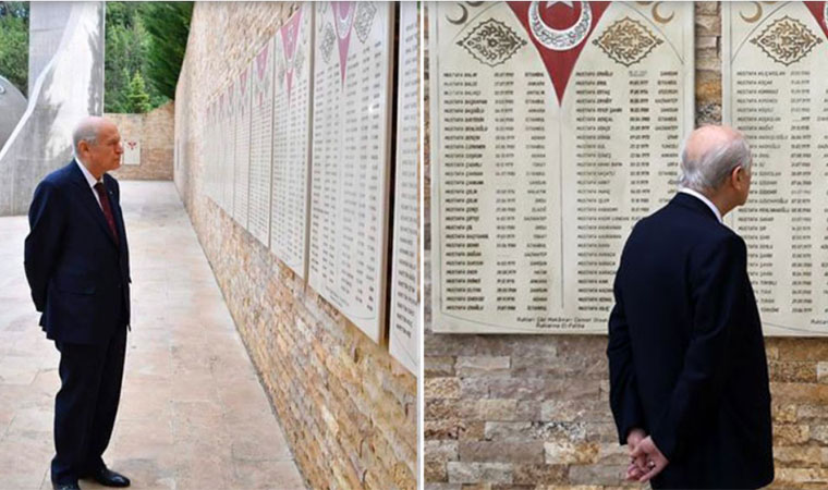 İMAMOĞLU'NA İNCELEME BAŞLATILMIŞTI!
İşte Devlet Bahçeli'nin 'elleri arkada şehitlik ziyareti'
cmhr.yt/hRmS