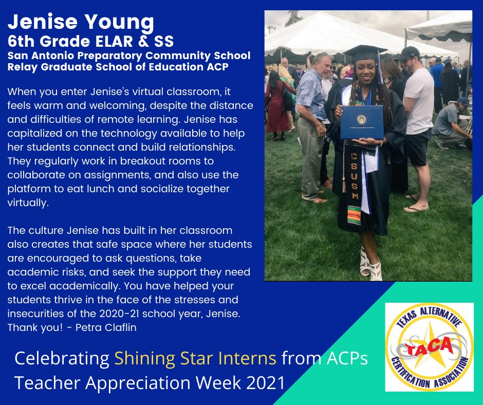 Texas Alt Cert Assoc tweet media