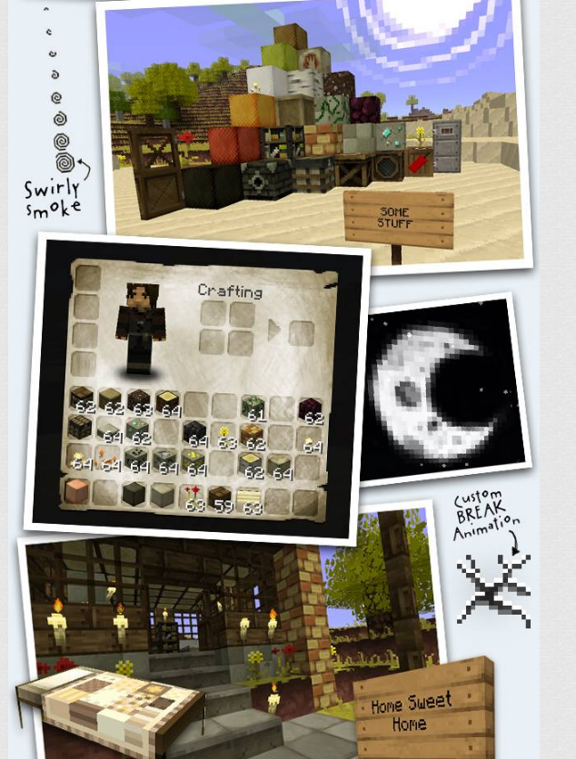 PlanetMinecraft's tweet photo. We dug deep into our archives to find this popular pack from 2011 - @AndreDoodles Jolicraft! It's unique, it's whimsical, and it has 500k+ downloads for a reason! Updated just last year and is compatible 1.15! #Minecraft #PMCFlashbackFriday

🌀Jolicraft: https://t.co/T6SnkMbMAK https://t.co/kk6CS7qLiw