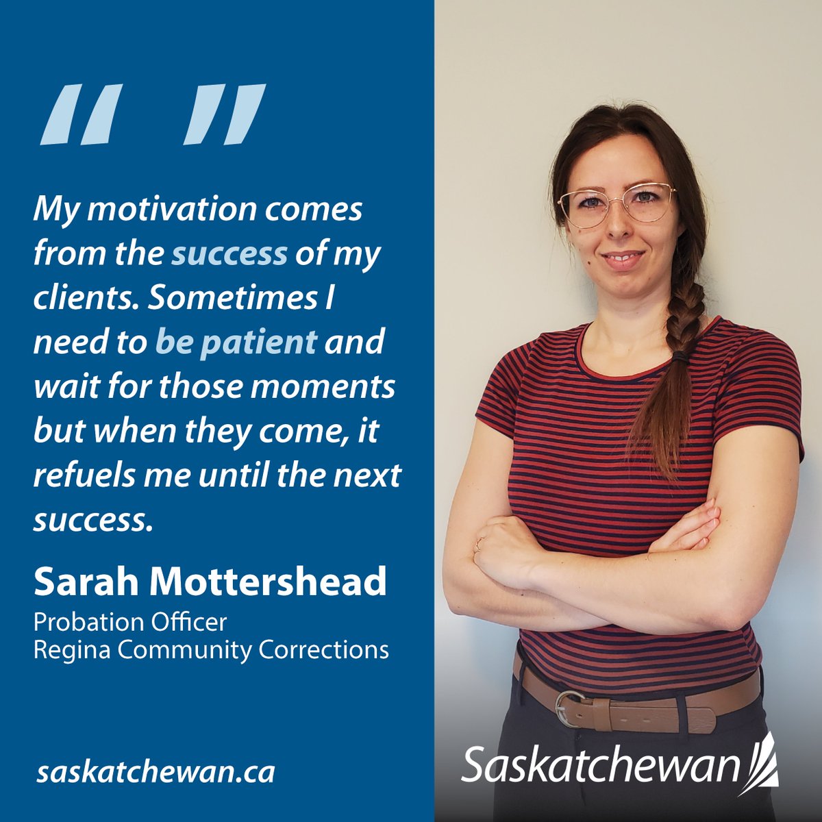 SKGov's tweet image. Saskatchewan has proclaimed May 7 as Correctional Services Appreciation Day. 

Corrections employees are committed to helping keep our families and communities safe. Thank you to all our dedicated corrections employees who continue to help make Saskatchewan a great place to live.