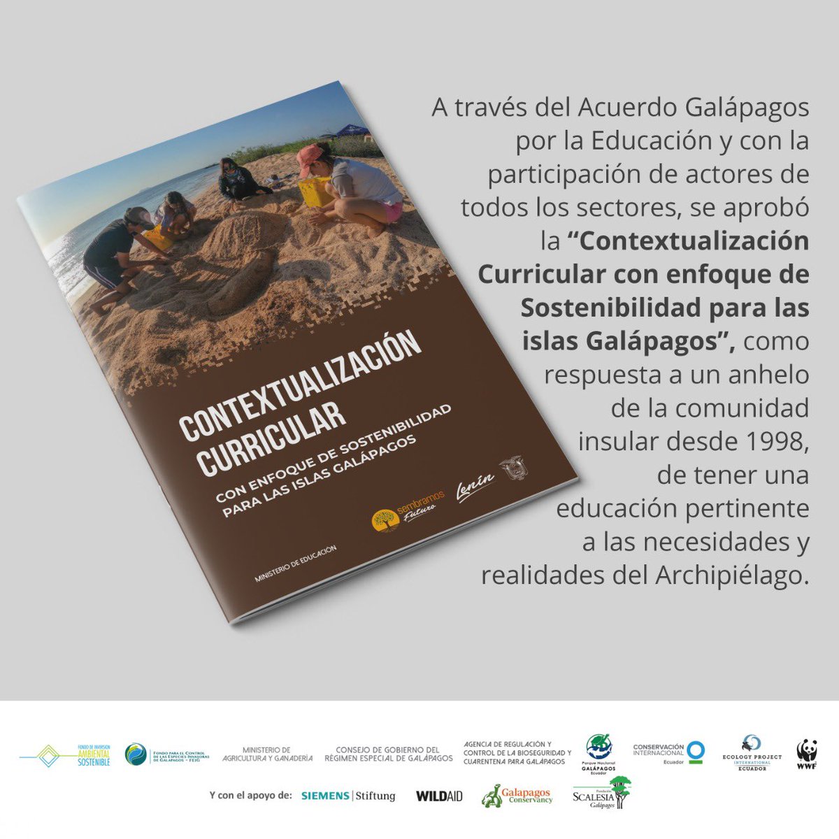El #CurrículoGalápagos con enfoque de Sostenibilidad está disponible aquí curriculogalapagos.com @EcologyprojectG