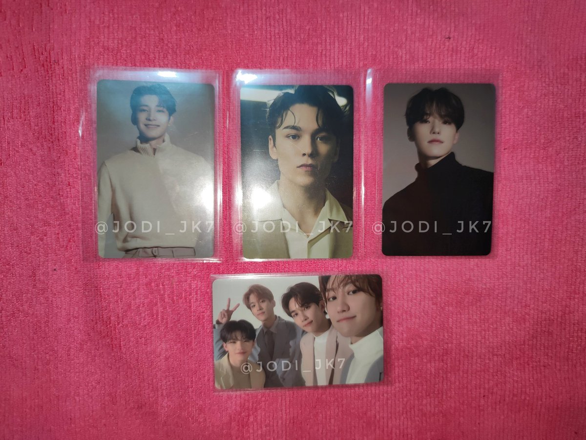  IN-COMPLETE SET 1 - PHP 350Onhand3 days reservationmop: gcash, bpi, mbtcmod: ggx, sdd, shopee (for shipping only)Reply "Mine"DM me if you have any concerns wts lfb svt seventeen trading cards tc papel ph wonwoo vernon dino unit