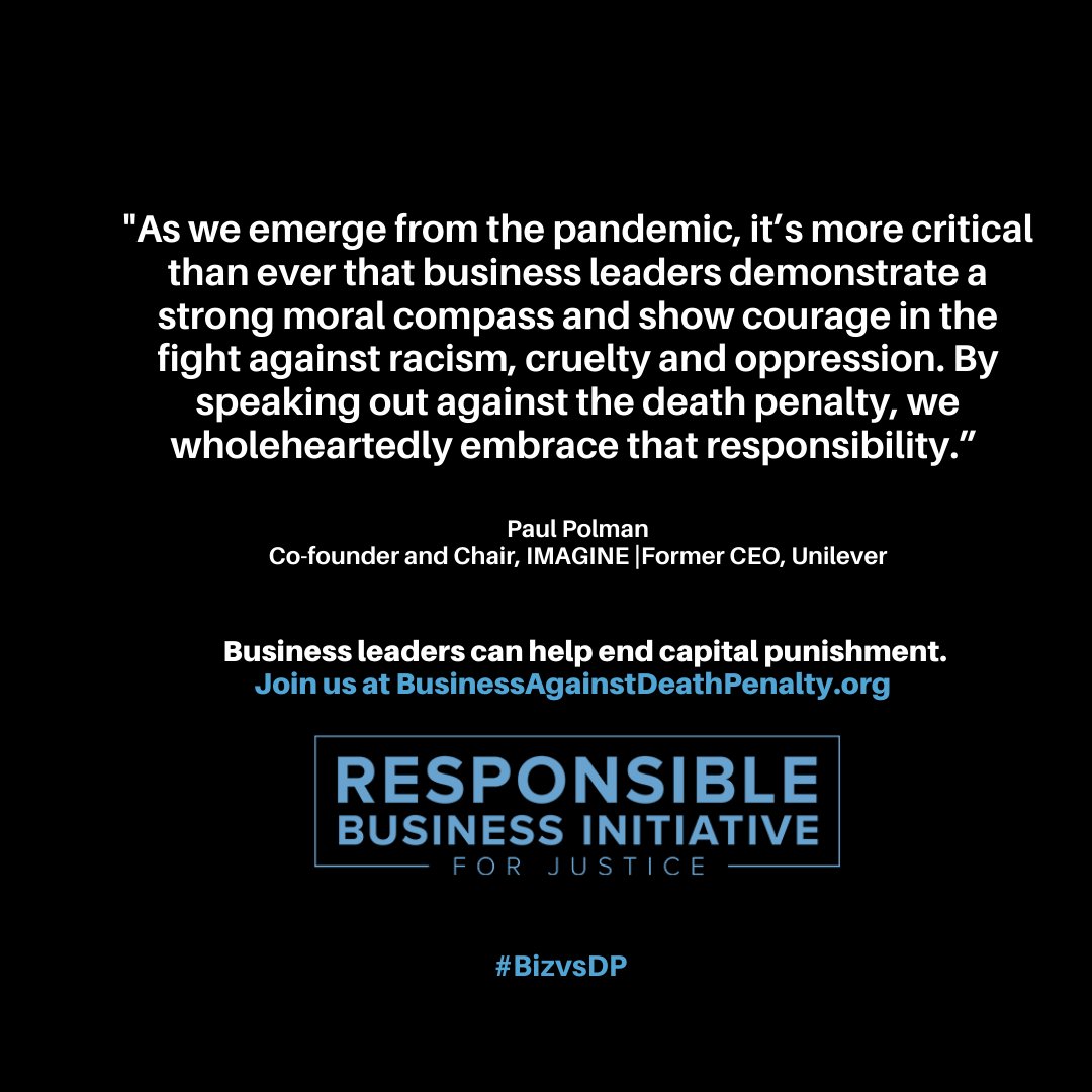 CCATDP's tweet image. Business leaders are rallying together to fight the death penalty.

#BizVsDP 

Check them out at BusinessAgainstDeathPenalty.org!
