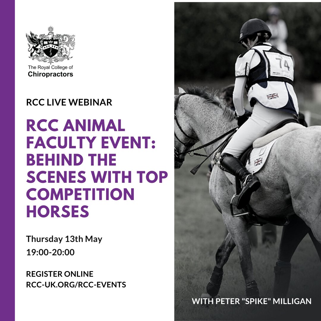 Registration is now open for our next webinar on Thursday 13th May with <a href="/spikethevet/">Spike Milligan</a>. Register and details online -> rcc-uk.org/rcc-events