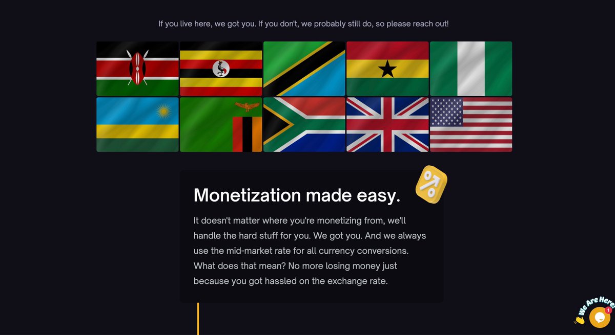 Actionable advice: Self-identification for countriesWhy: Allowing users to self-identify can even be made by country, it doesn't have to be by user type. People recognize themselves → understand it's made for themWho:  @honeycoinappFounder:  @justvibesncodeExample: