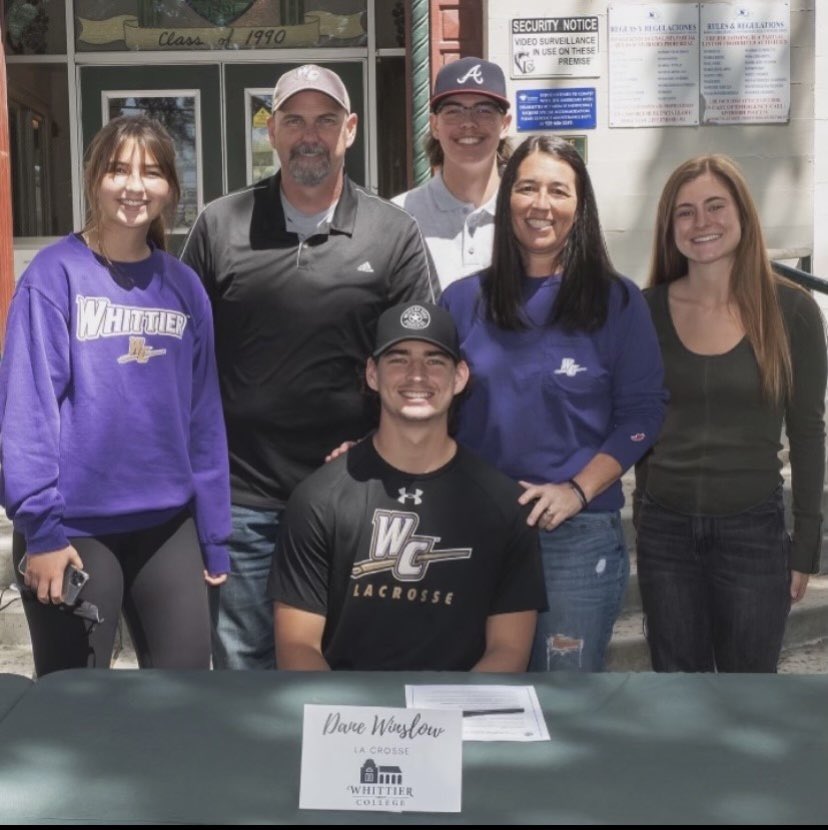 Introducing Dane Winslow! Dane attended school and played lacrosse at Livermore High School in Livermore, CA #poets2025 #poetpride #whittieriscoming 😎✒️🌴🥍
