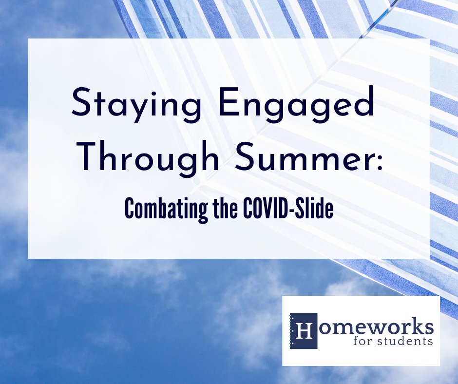 Homeworkstudent's tweet image. New post on the blog today! With summer around the corner, it's time to start planning for your student's success. Our tutors are here to help, as always. homeworksforstudents.com/combating-the-…